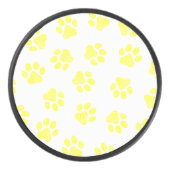 ドードルの前足、犬の前足、黄色の前足 アイスホッケーパック (正面)