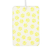 ドードルの前足、犬の前足、黄色の前足 カーエアーフレッシュナー (正面)