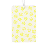 ドードルの前足、犬の前足、黄色の前足 カーエアーフレッシュナー (裏面)