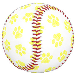 ドードルの前足、犬の前足、黄色の前足 ソフトボール