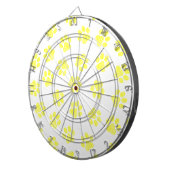 ドードルの前足、犬の前足、黄色の前足 ダーツボード (正面右)