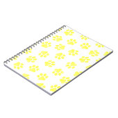 ドードルの前足、犬の前足、黄色の前足 ノートブック (左側)