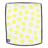 ドードルの前足、犬の前足、黄色の前足 バックパック (取り外し可フェース)