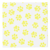 ドードルの前足、犬の前足、黄色の前足 フォトキューブ (正面)