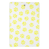 ドードルの前足、犬の前足、黄色の前足 ミニクリップボード (裏面)