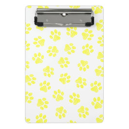 ドードルの前足、犬の前足、黄色の前足 ミニクリップボード
