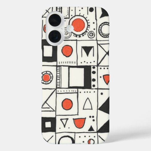 ドードルの夢:お洒落抽象芸術 Case-Mate iPhoneケース (裏面)