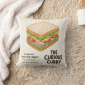 ドードルの後ろから覗き込む クッション (ブランケット)