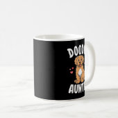 ドードルアウンティゴルデンドードルズ女子かわいいドッグ叔母 コーヒーマグカップ (正面右)