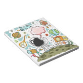 ドードルアスペトット宇宙スケッチ ノートパッド (アングル)