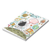 ドードルアスペトット宇宙スケッチ ノートパッド (回転)