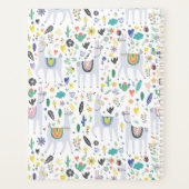 ドードルアルパカ型 プランナー手帳 (裏面)