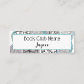 ドードルアートと水の色、ブッククラブ コーリングカード (裏面)