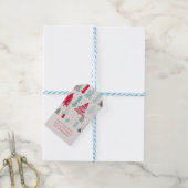 ドードルアートクリスマスツパーソナライズされたリー ギフトタグ (より糸付き)