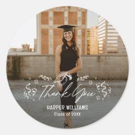 ドードルアートズ卒業ありがとうシール ラウンドシール