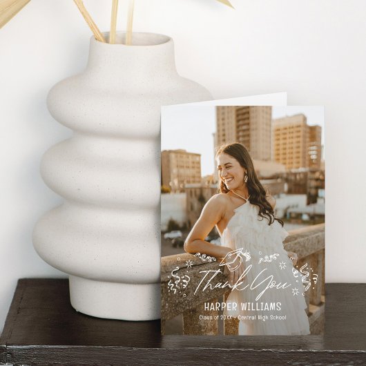 ドードルアートズ卒業サンキューカード サンキューカード