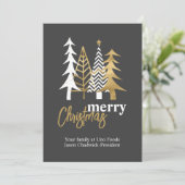 ドードルアートツリーズグレーカンパニークリスマス 招待状 (スタンド正面)