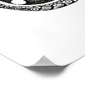 ドードルアートフクロウ ポスター (角)