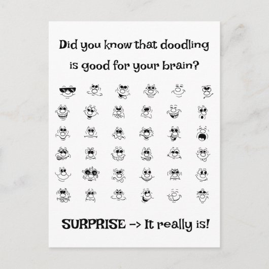 ドードルアート シーズンポストカード (正面)