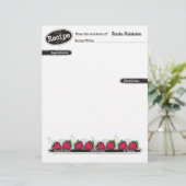 ドードルイチゴ果実ベーキングレシピレターヘッド (スタンド正面)