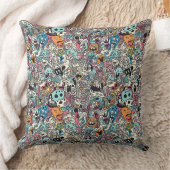 ドードルインペクションハロウィーン装飾用クッション クッション (ブランケット)