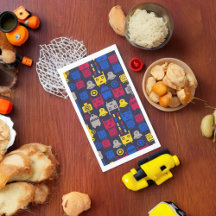 ドードルエイリアン宇宙船とロボットパターン