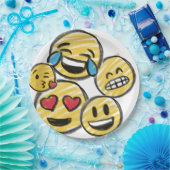 ドードルエモジカートゥーン子供の誕生日 ペーパープレート (パーティー)