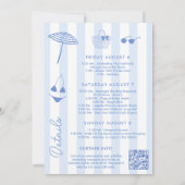 ドードルオレンジスピリッツソーシャルクラブバックウィークエンド 招待状 (裏面)