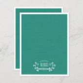 ドードルカジュアルスクロール文房具 招待状 (正面/裏面)