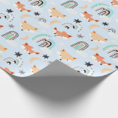 ドードルカスタム動物おもしろいパターン ラッピングペーパー (角)
