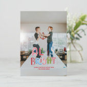 ドードルカラフルは明るいクリスマスカード シーズンカード (スタンド正面)