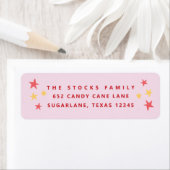 ドードルカラフルオールズブライト差出人住所ラベル ラベル (インサイチュ)