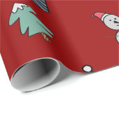 ドードルカラフルクリスマスパターン子供っぽいスタイル ラッピングペーパー (ロールコーナー)