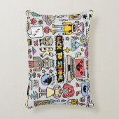 ドードルカラフルスクールヴィンテージセット アクセントクッション (正面(垂直))