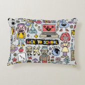 ドードルカラフルスクールヴィンテージセット アクセントクッション (裏面)