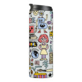 ドードルカラフルスクールヴィンテージセット タンブラー (回転右)