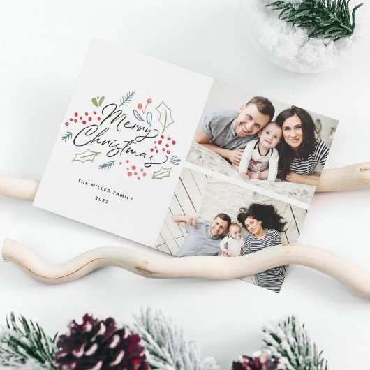 ドードルカラフルズメリークリスマス2写真 シーズンカード