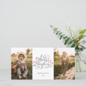 ドードルカラフルズメリークリスマス2写真 シーズンカード (スタンド正面)