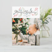 ドードルカラフルズ・メリー・クリスマス写真 シーズンカード (スタンド正面)