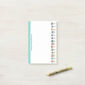 ドードルカラフルフラワーポストイット®ノート ポストイット (デスク上)