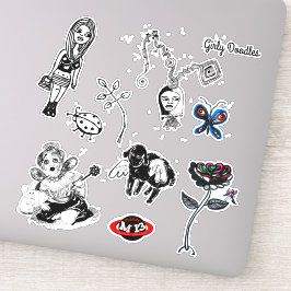 ドードルガーリーズのステッカーセット シール