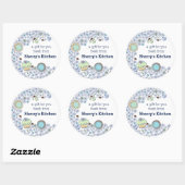 ドードルクッキーカップケーキ花ベーカリー菓子 ラウンドシール (シート)