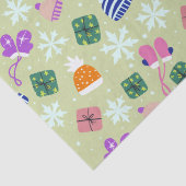 ドードルクリスマスウィンターグローブギフトハットグリーン 薄葉紙 (詳細)