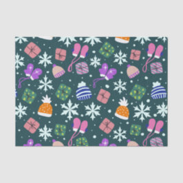 ドードルクリスマスウィンターグローブギフトハットダーク 薄葉紙