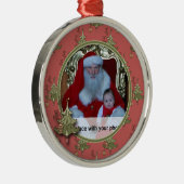 ドードルクリスマスツリーフォトオーナメント メタルオーナメント (右)