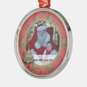 ドードルクリスマスツリーフォトオーナメント メタルオーナメント (左)