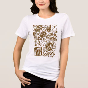 ドードルゲームデイサッカービベス トライブレンドTシャツ