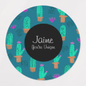 ドードルサボテン食品弁当箱 ラベル (デザイン2)