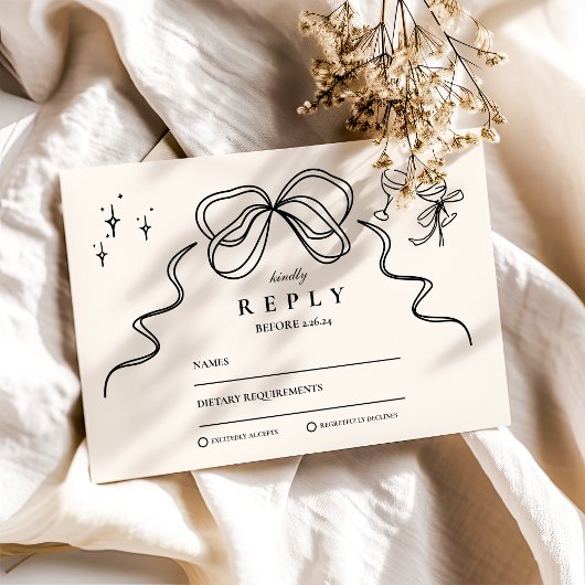 ドードルシャンパお洒落ンボウ結婚ズ 出欠カード