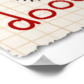 ドードルジャンプキャンバス印刷 ポスター (角)